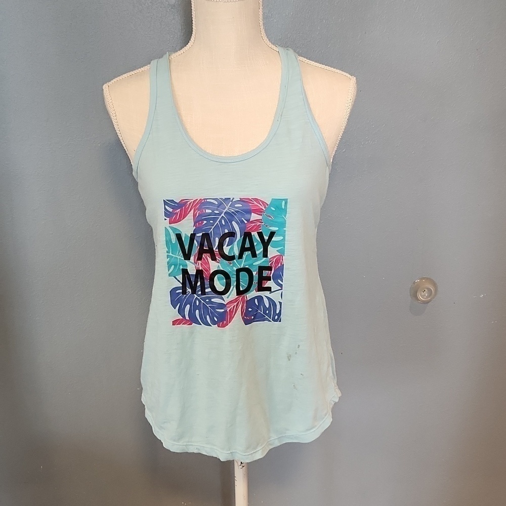 Secret Treasures Vacay mode racerback tank top
